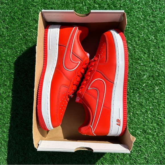 Nike Air Force 1 ‘07 Picante Red / White - Picture 12 of 13